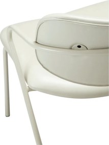 Кремав фотьойл от изкуствена кожа Zed - DAN-FORM Denmark