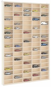 4017379 vidaXL Дървена колекционерска витрина с 90 отделения 50,5x4,5x79 см