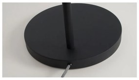 Черна подова лампа с глава на катарама - Zuiver