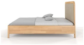 Тъмно естествено двойно легло от букова дървесина , 180 x 200 cm Visby Modena - Skandica