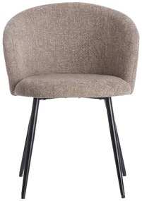 Бежови метални трапезни столове в комплект 2 бр. Radaja – Light &amp; Living