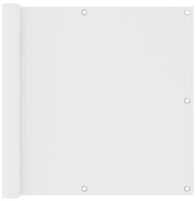 Sonata Балконски параван, бял, 90x500 см, оксфорд плат