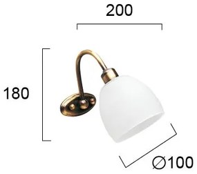 Аплик за баня Viokef Niobe-oxyde