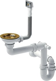 Стоманена мивка RUSSEL 116 Gold