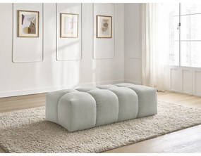 Светлосива табуретка от прежда с примки от букле Everest – Bobochic Paris