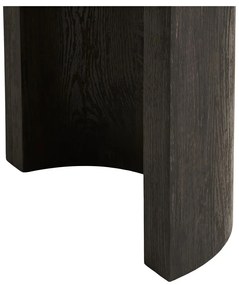 Тъмнокафява конзолна маса от декор от дъб 38x114 cm Bibione – House Nordic