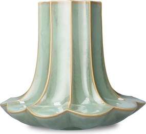 Светлозелена керамична ваза (височина 20,5 cm) Kantarel – Kähler Design