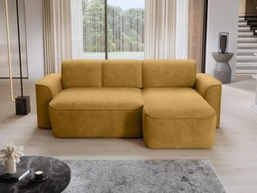 Ъглов диван Umbert-Moustardi-Left