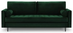 Диван от зелено кадифе , 219 см Santo - Milo Casa