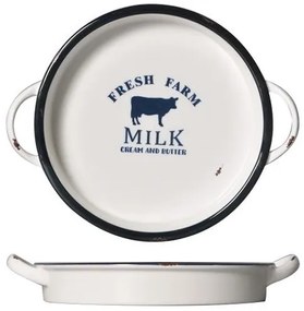 Horecano - Порцеланово плато кръгло 28.8x23.4x4.3см HAPPY FARM- (HF-56219)