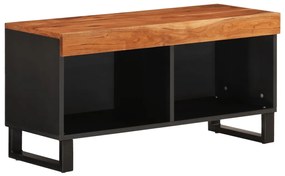 352894 vidaXL ТВ шкаф, 85x33x43,5 см, масивно акациево дърво