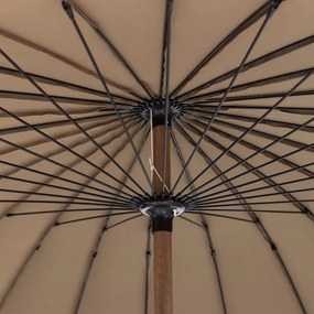 Зелен/бежов чадър ø 280 cm Monica – WOOOD