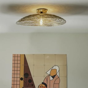 Ориенталски таванен аплик златен 60 см - Glan