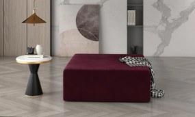 Пуф Milek-пурпурен