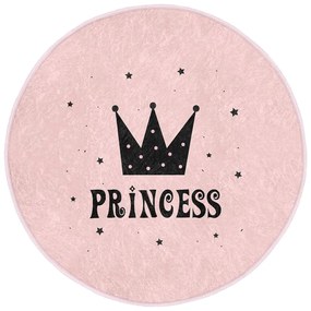 Розов детски килим ø 120 cm Comfort - Mila Home