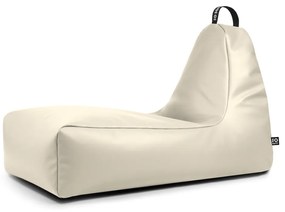 Бежов пуф от изкуствена кожа Chill XXL – So Soft?