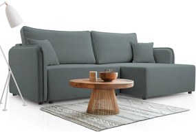 Ъглов диван Melody-Антрацит-Десен