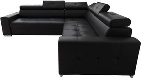 Ъглов диван April Plus Eco LTHR-Mauro-Десен