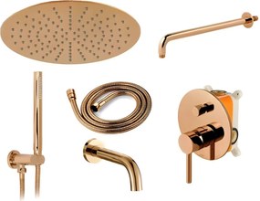 ДУШ СИСТЕМА за вграждане Rea Lungo Copper + BOX
