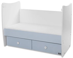 LORELLI Classic Легло 60/120см. MATRIX БЯЛО/ BABY BLUE