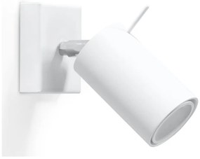 Бяла стенна лампа Etna - Sollux