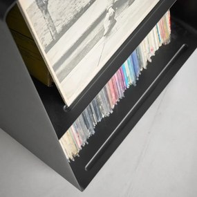 Черен метален подвижен стелаж 40x73x38 cm Tower – YAMAZAKI