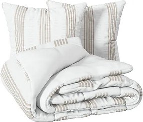 Спално бельо atmosphera Stripes, Лен, 240×220 cm