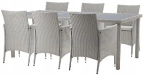 Комплект градински мебели в сив цвят GARDENLINE