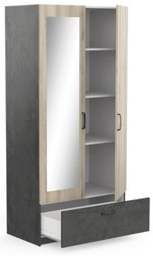 ДвукрилГардероб Coben-Oak-Gray