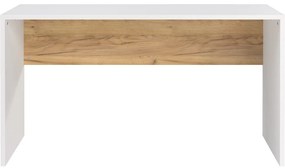Работна маса с бял плот за маса 60x140 cm Hasselt – Germania
