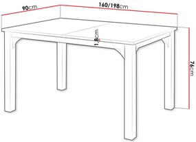 Разтегателна маса Focus plus-Кашмир