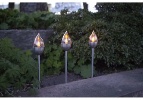 Комплект от 3 външни LED светлинни декорации, височина 40 см Olympus - Star Trading