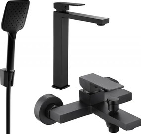 Mexen Uno R62 комплект за вана, черен - 71413R62-70