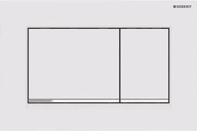 Geberit 115.883.JT.1 - Бутон за промиване Sigma30 24,6x16,4 cm бял / лъскав хром