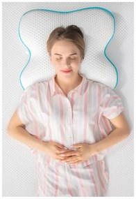 Анатомична възглавница с пълнеж от мемори пяна 46x55 cm – Mila Home