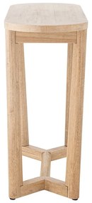 Конзолна маса от масивно каучуково дърво в естествен цвят 35x100 cm Serrone – Bloomingville