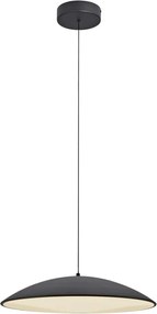 Schöner Wohnen 14607-18-LED с димер висящ полилей на кабел LENTE LED/23W/230V Ø50 см черен