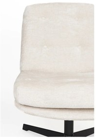 Кремаво въртящо се кресло Kai – White Label