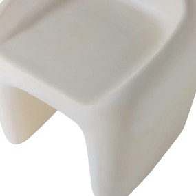 Пластмасов градински стол в цвят слонова кост Nivo – WOOOD