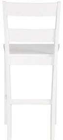 Бял бар стол от масивен бор (височина на седалката 60 cm) Torpedo – Støraa