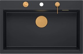 гранитна мивка MARC 110 WORKSTATION Black