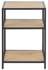 Черно нощно шкафче Seaford - Actona