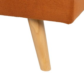 Шенилов разтегателен диван в тухлен цвят 175 cm – Ixia