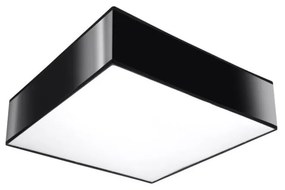 Черно осветително тяло за таван 25x25 cm Mitra – Nice Lamps