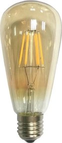 Лампа LED Filament E27 Edis 8W 2700K Dimmable Amber  (10 τεμάχια)