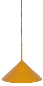 Дизайнерска висяща лампа жълт триъгълник - Triangolo