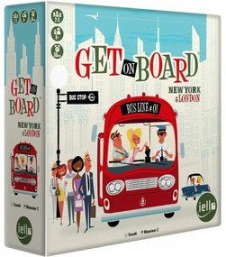 Настолна игра Iello 51826 Get On Board: New York &  London