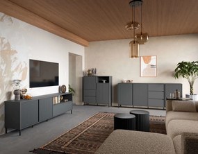 Скринов шкаф Anel Plus-Антрацит