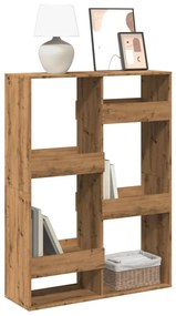 3309392 vidaXL Библиотека, дъб артизан, 100x33x135 см, инженерно дърво
