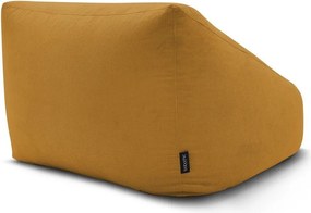 Жълт пуф от рипсено кадифе Lilibet – Bobochic Paris